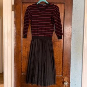 English Factory Sweater Tulle Dress ModCloth